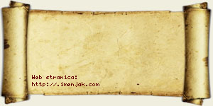 Una Balzamović vizit kartica